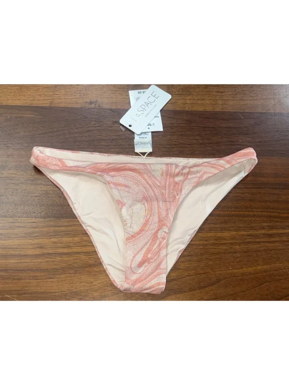 L*Space Camacho Bikini Bottom in All Swirled Up New Womens Swimsuit